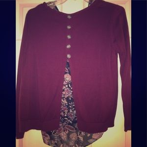 Apt 9 layered sweater